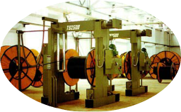 Pay-off take-up and caterpillar machine